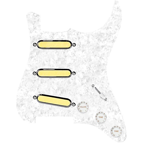 920D Custom Gold Foil Loaded Pickguard For Strat With White Pickups and Knobs and S5W Wiring Harness White Pearl,All Products : American Fashion Style Bags On Sale