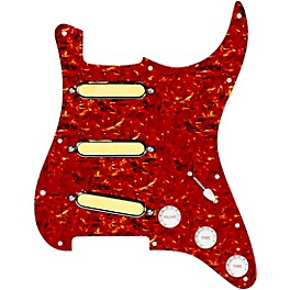 920d Custom ... 920d Custom Gold Foil Loaded Pickguard For Strat With White Pickups and Knobs and S5W Wiring Harness Tortoise