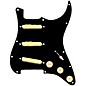 920d Custom Gold Foil Loaded Pickguard For Strat With Aged White Pickups and Knobs and S5W-BL-V Wiring Harness Black thumbnail