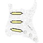 920d Custom Gold Foil Loaded Pickguard For Strat With White Pickups and Knobs and S5W-BL-V Wiring Harness White Pearl thumbnail
