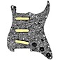 920d Custom Gold Foil Loaded Pickguard For Strat With Black Pickups and Knobs and S5W Wiring Harness Black Pearl thumbnail