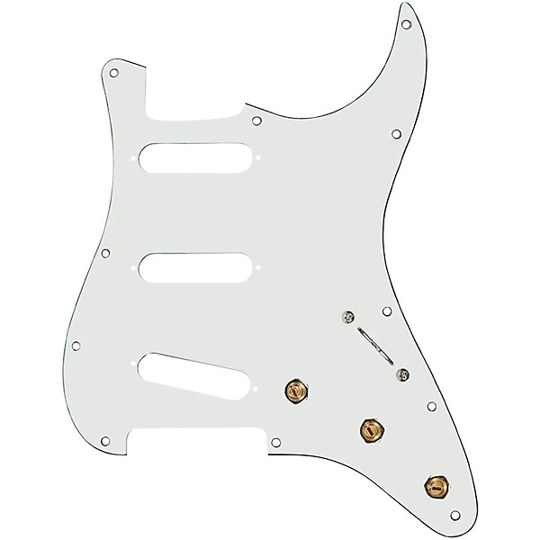 920d Custom SSS Pre-Wired Pickguard for Strat With S5W-BL-V Wiring Harness Parchment