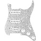 920d Custom Texas Grit Loaded Pickguard for Strat With White Pickups and Knobs and S5W Wiring Harness White Pearl thumbnail