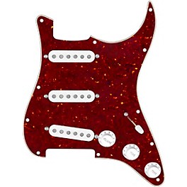 920d Custom Texas Grit Loaded Pickguard for Strat With White Pickups and Knobs and S5W Wiring Harness Tortoise