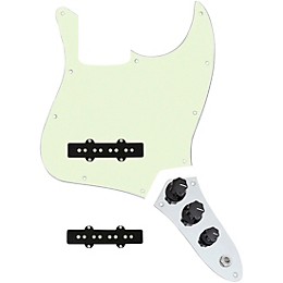 920d Custom Jazz Bass Loaded Pickguard With Pocket (Vintage) Pickups and JB-C Control Plate Mint Green