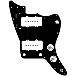 920d Cu... 920d Custom JM Vintage Loaded Pickguard for Jazzmaster With White Pickups and Knobs and JMH-V Wiring Harness Black