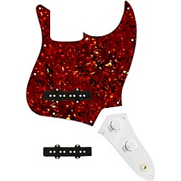 920d Custom Jazz Bass Loaded Pickguard With Pocket (Vintage) Pickups and JB-CON-C Control Plate Tortoise
