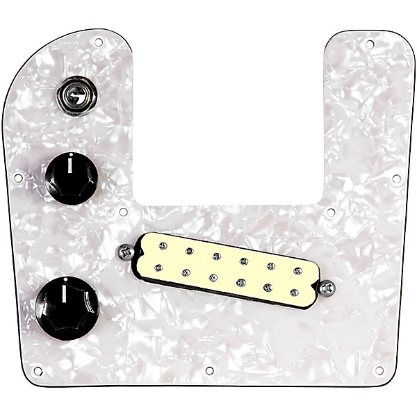 920d Custom Rogue Lap Steel Loaded Pickguard With Aged White Polyphonics Pickup White Pearl