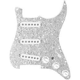 920d Custom Vintage American Loaded Pickguard for Strat With White Pickups and S7W-MT Wiring Harness White Pearl