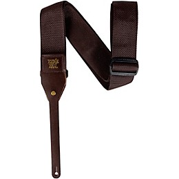 Ernie Ball Polypro Acoustic Guitar Strap Brown 2 in.