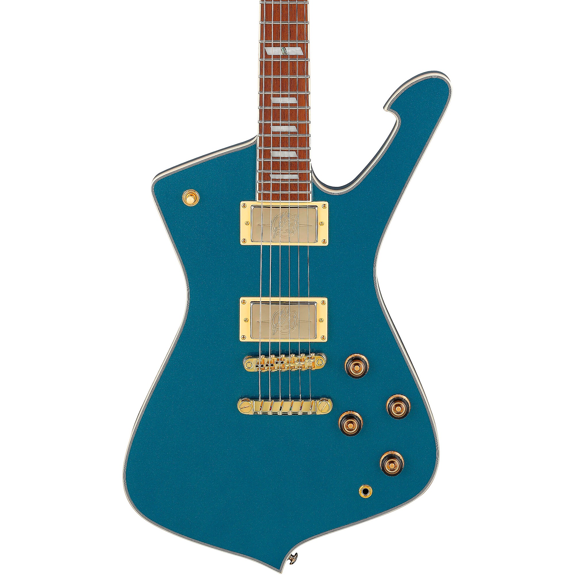 Ibanez Iceman Electric Guitar Antique Blue Metallic | Guitar Center