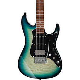 Open Box Ibanez AZ24P1QM Premium Electric Guitar Level 1 Deep Ocean Blonde