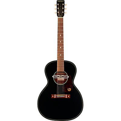 Gretsch Guitars Jim Dandy Deltoluxe Concert Acoustic-Electric Guitar Black Top for sale