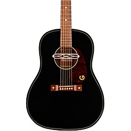 Gretsch Guitars Jim Dandy Deltoluxe Dreadnought Acoustic-Electric Guitar Black Top