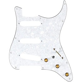 920d Custom SSS Pre-Wired Pickguard f... 920d Custom SSS Pre-Wired Pickguard for Strat With S7W-MT Wiring Harness White Pearl