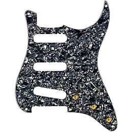 920d Custom SSS Pre-Wired Pickguard for Strat With S7W-MT Wiring Harness Black Pearl