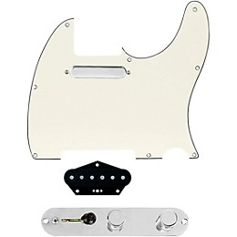 920D Custom Texas Grit Loaded Pickguard for Tele With T3W-C Control Plate Parchment
