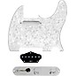 920d Custom Texas Grit Loaded Pickguard for Tele With T3W-C Control Plate White Pearl thumbnail