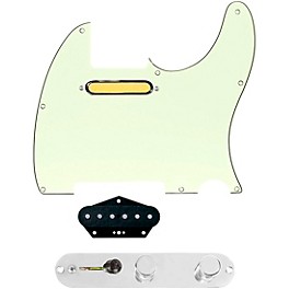 920d Custom Gold Foil Loaded Pickguard... 920d Custom Gold Foil Loaded Pickguard for Tele With T3W-C Control Plate Mint Green