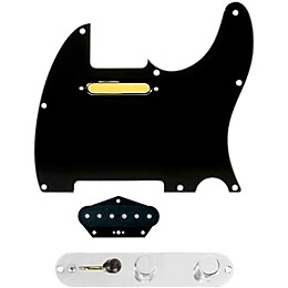 920d Custom Gold Foil Loaded Pickguard for Tele With T3W-C Control Plate Black
