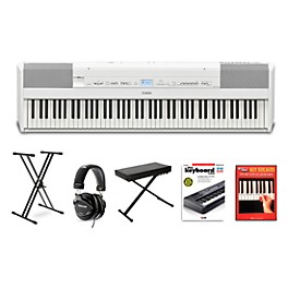 Yamaha P-525 88-Key Digital Piano Package Black Beginner ... Yamaha P-525 88-Key Digital Piano Package White Beginner Package