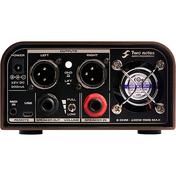 Two Notes AUDIO ENGINEERING Captor X Special-Edition Compact Reactive Load Box With Tube Amp and Attenuator