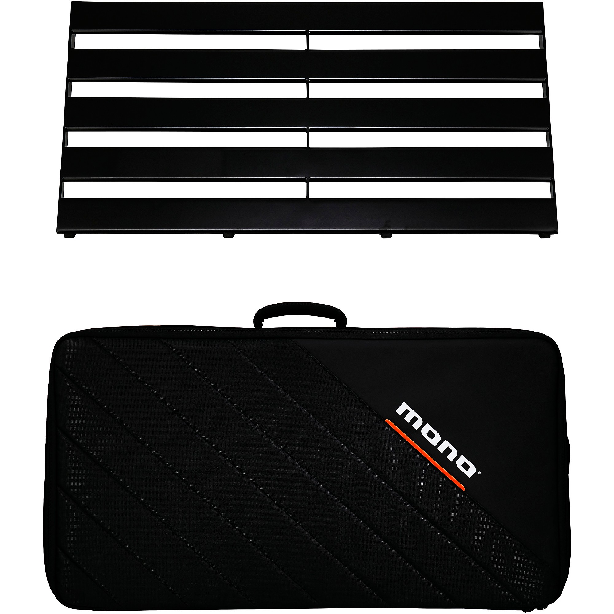 MONO Pedalboard Rail and Stealth Club Accessory Case Large Black