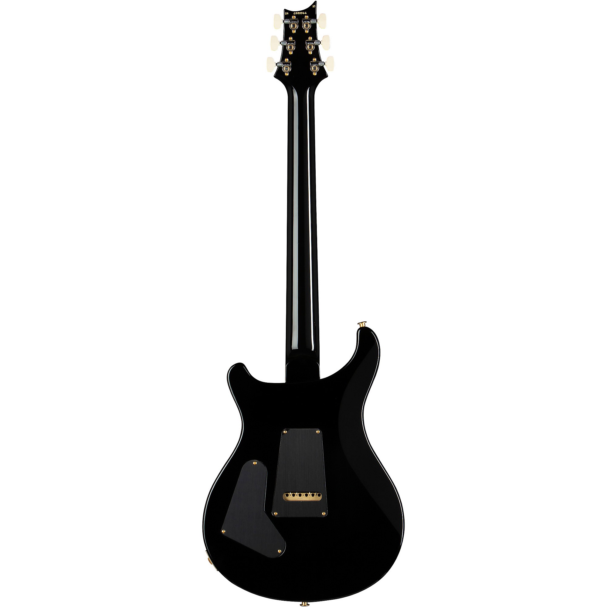 Platinum PRS Custom 24 10-Top Electric Guitar Gray Black