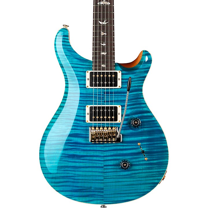 Platinum PRS Custom 24 10-Top Electric Guitar - Carroll Blue
