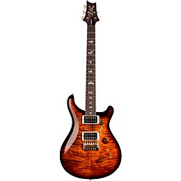 PRS Custom 24 10-Top Electric Guitar - Black Gold Wraparound Burst