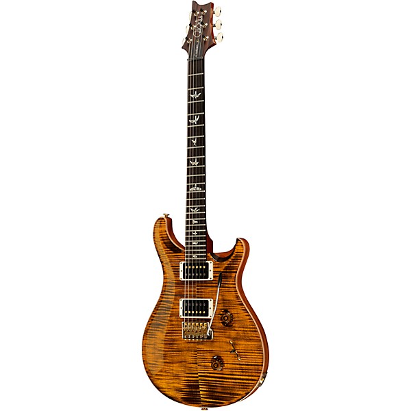 PRS Custom 24 10-Top Electric Guitar Yellow Tiger