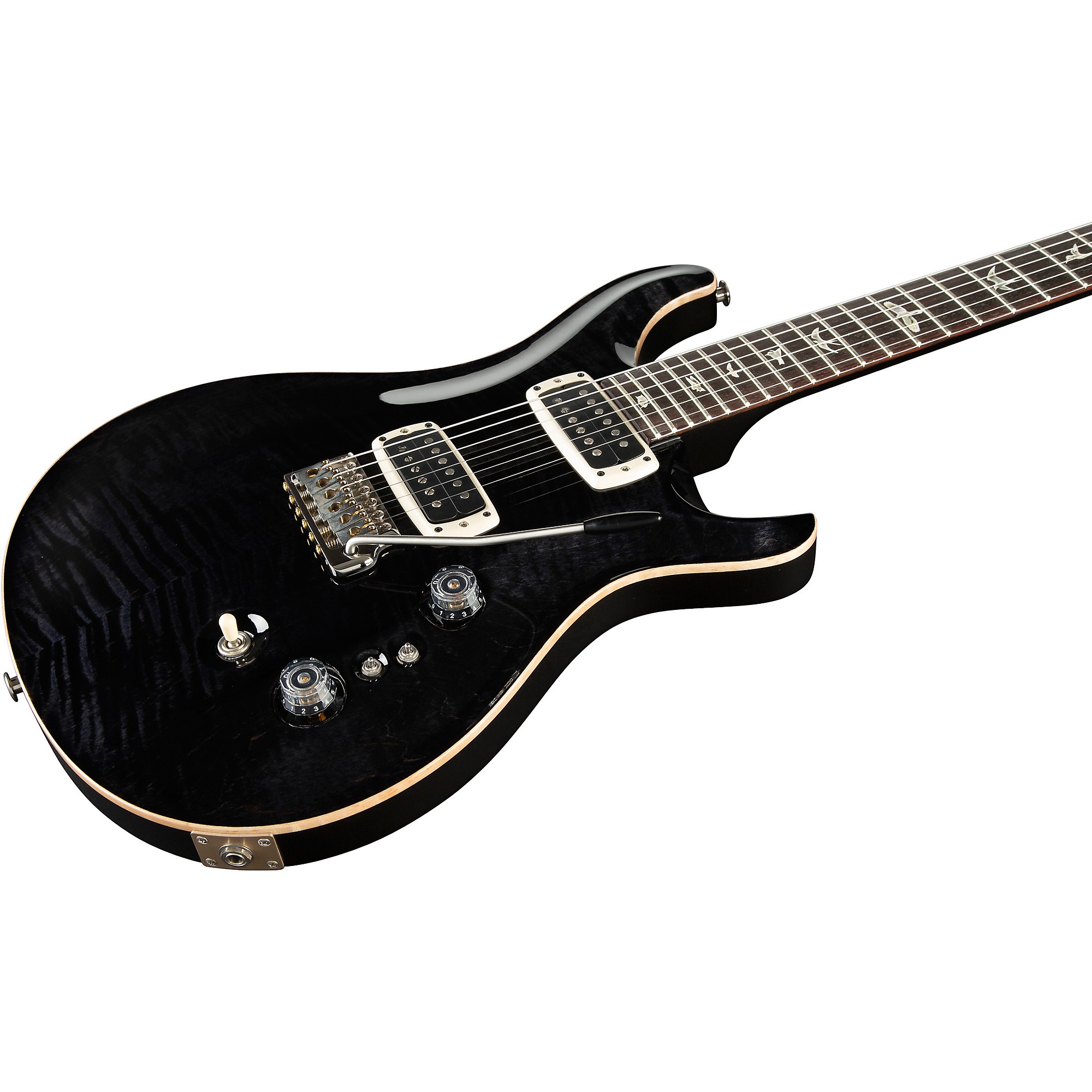 Platinum PRS Custom 24-08 Electric Guitar Gray Black