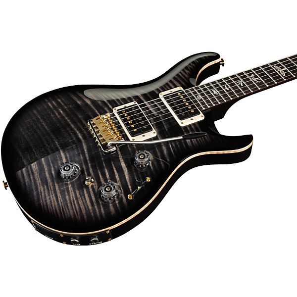 PRS Custom 24 Piezo 10-Top Electric Guitar Charcoal Burst