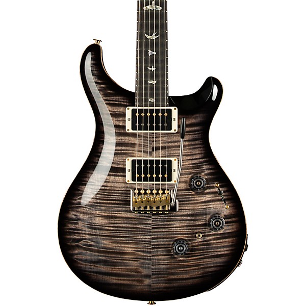 PRS Custom 24 Piezo 10-Top Electric Guitar Charcoal Burst