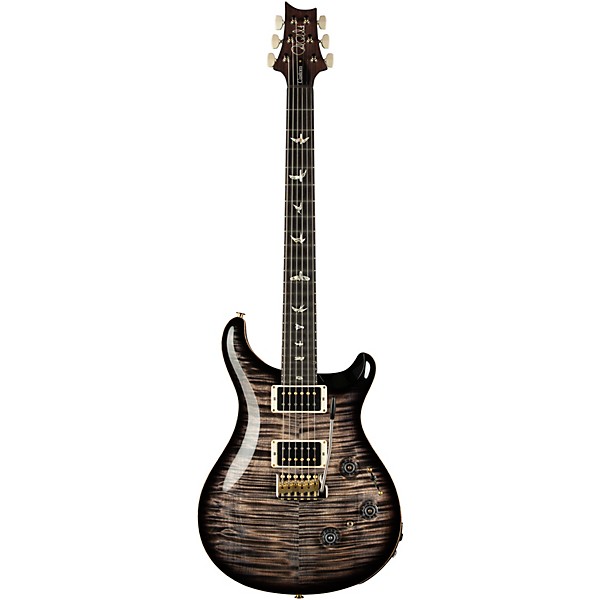 PRS Custom 24 Piezo 10-Top Electric Guitar Charcoal Burst