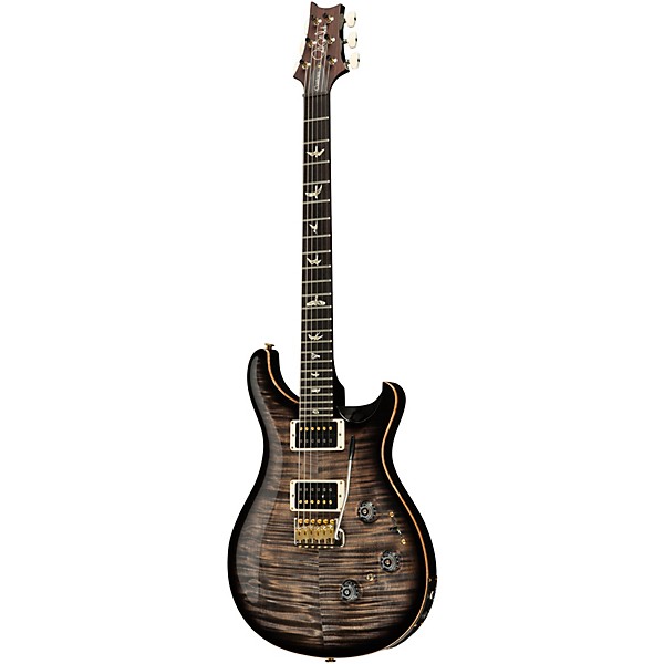 PRS Custom 24 Piezo 10-Top Electric Guitar Charcoal Burst