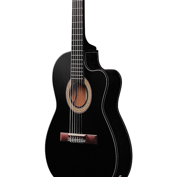 Ibanez GA5MHTCE Classical Acoustic-Electric Guitar Weathered Black