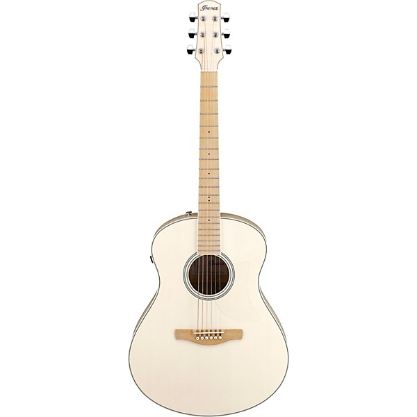Ibanez AAM370E Advanced Auditorium Acoustic-Electric Guitar Antique White