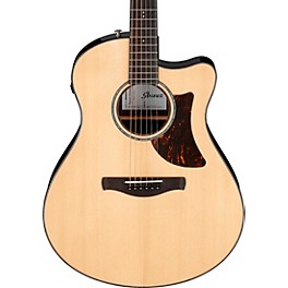 Ibanez AAM380CE Advanced Auditorium Acoustic-Electric Guitar Natural