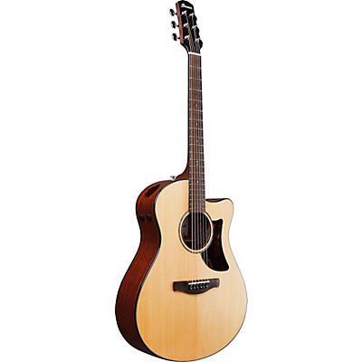 Ibanez Aam300ce Advanced Auditorium Acoustic-Electric Guitar Natural for sale