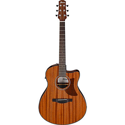 Ibanez Aam54ce Advanced Auditorium Acoustic-Electric Guitar Natural for sale