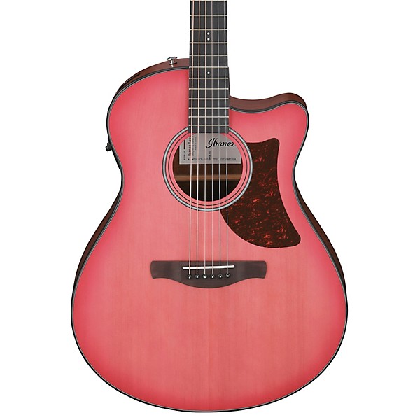 Ibanez AAM50CE Advanced Auditorium Acoustic-Electric Guitar Coral Red Burst