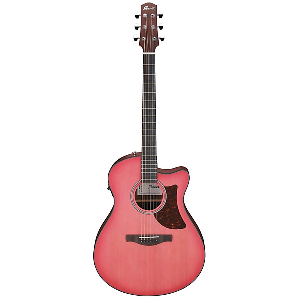 Ibanez AAM50CE Advanced Auditorium Acoustic-Electric Guitar Coral Red Burst