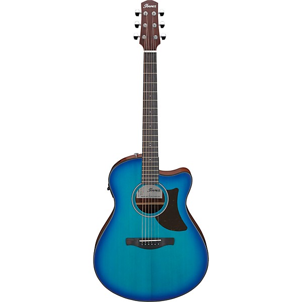 Ibanez AAM50CE Advanced Auditorium Acoustic-Electric Guitar Sapphire Blue Burst