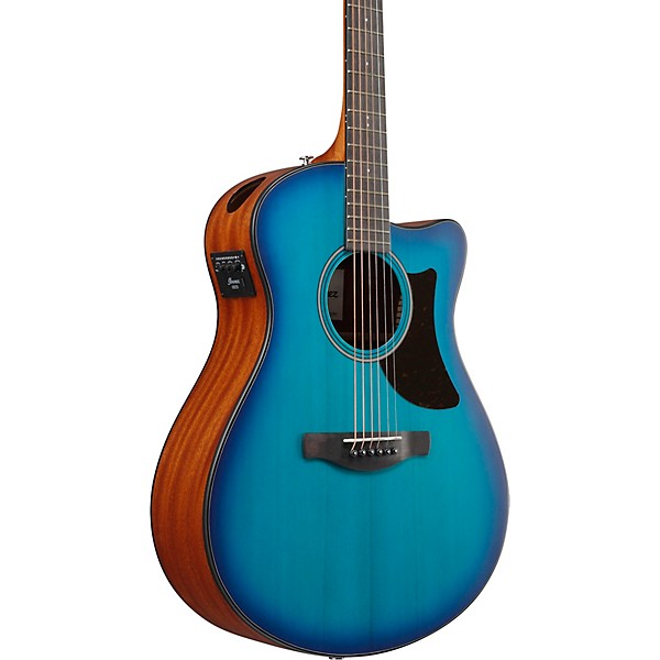 Ibanez AAM50CE Advanced Auditorium Acoustic-Electric Guitar Sapphire Blue Burst