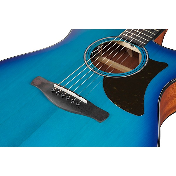 Ibanez AAM50CE Advanced Auditorium Acoustic-Electric Guitar Sapphire Blue Burst