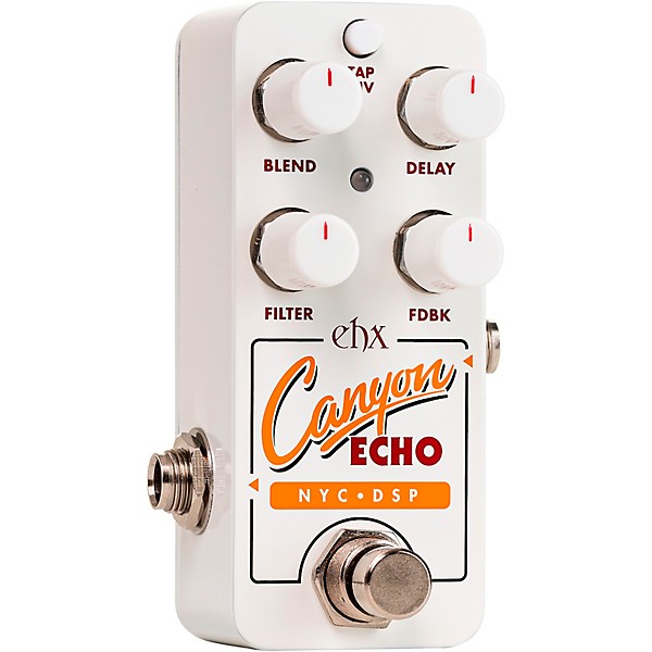 Electro-Harmonix Canyon Echo Digital Delay Effects Pedal White | Guitar ...