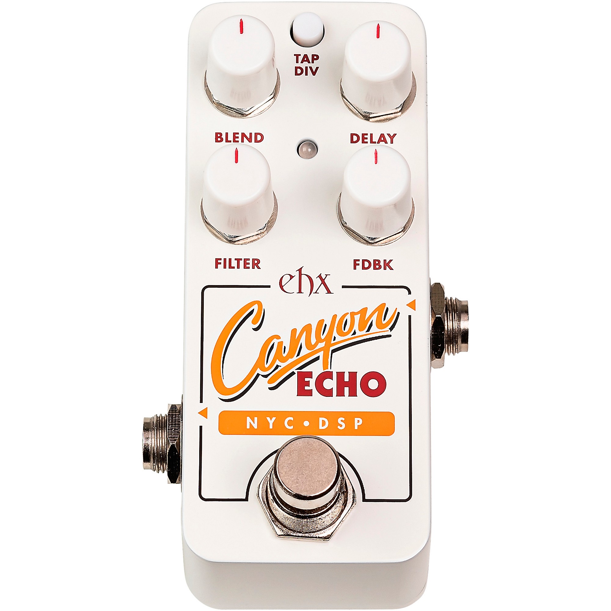 Electro-Harmonix Canyon Echo Digital Delay Effects Pedal White