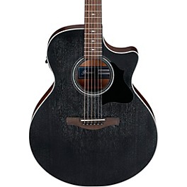 Ibanez AE140 Grand Auditorium Acoustic-Electric Guitar Weathered Black