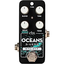 Electro-Harmonix Oceans 11 Multifunction Digital Reverb Effects Pedal |  Guitar Center